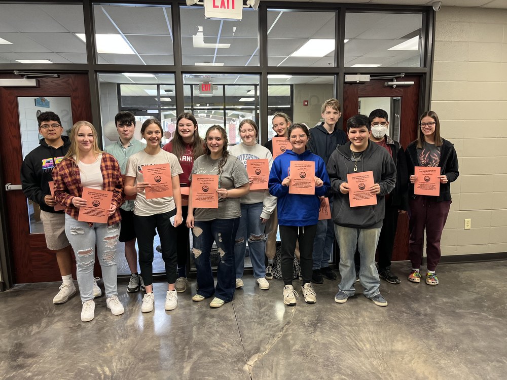 Junior Class 3rd nine week Honor Roll