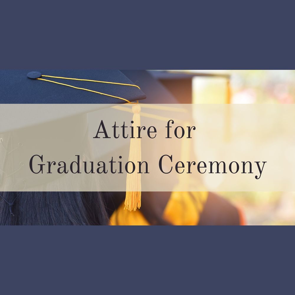 Two Rivers Seniors of 2021 (Attire for the Graduation Ceremony)