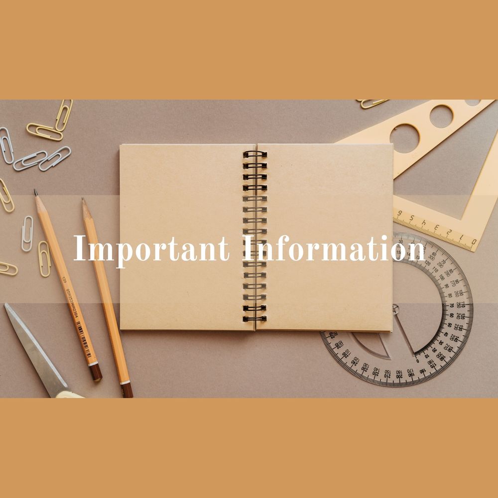 Reminders About Upcoming Dates