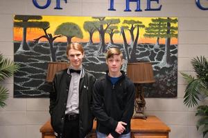 Two Rivers Plainview Superette Academic Students of the Month for December 7th -9th Dakota Hooker 10th-12th Ethan Bates